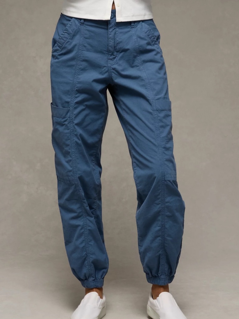 American Eagle Outfitters Blue Cargo Jogger Pants